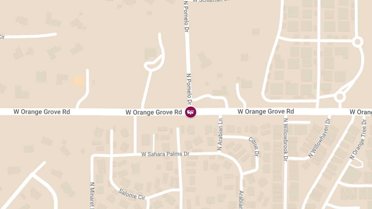 Collision With Injuries at N Pomelo Dr & W Orange Grove Rd