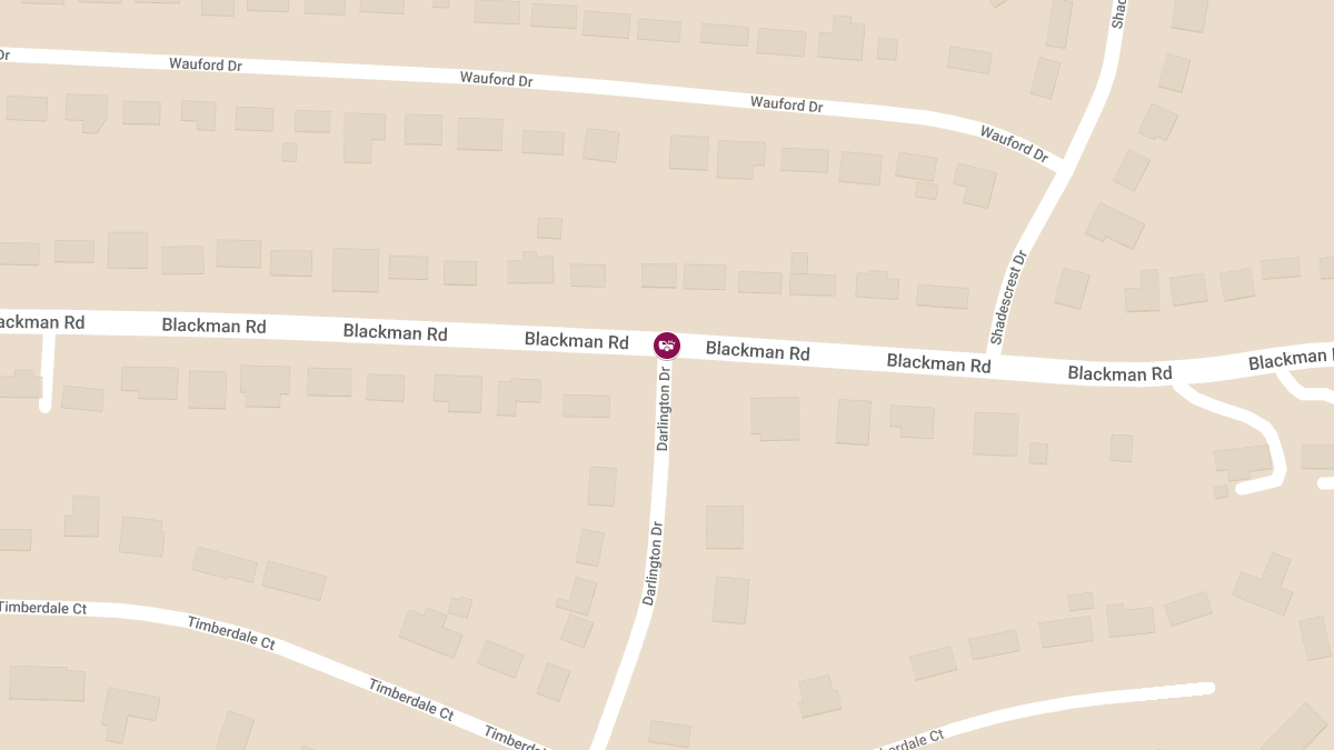 Collision at Blackman Rd / Darlington Dr Leads to Injuries