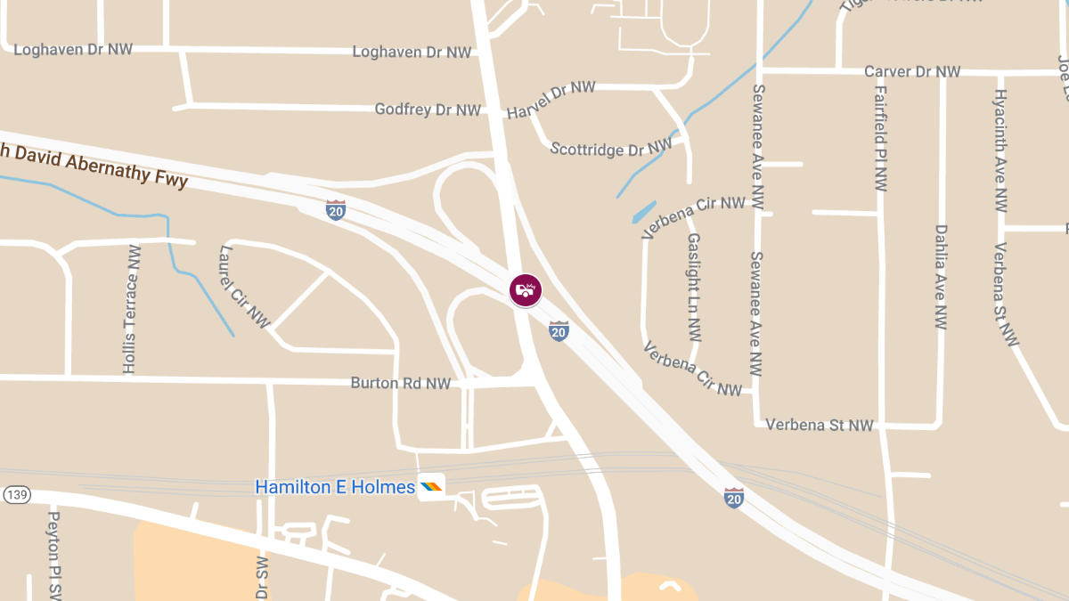 Collision at I-20 E & Hamilton E Holmes Dr NW Leads to Injuries