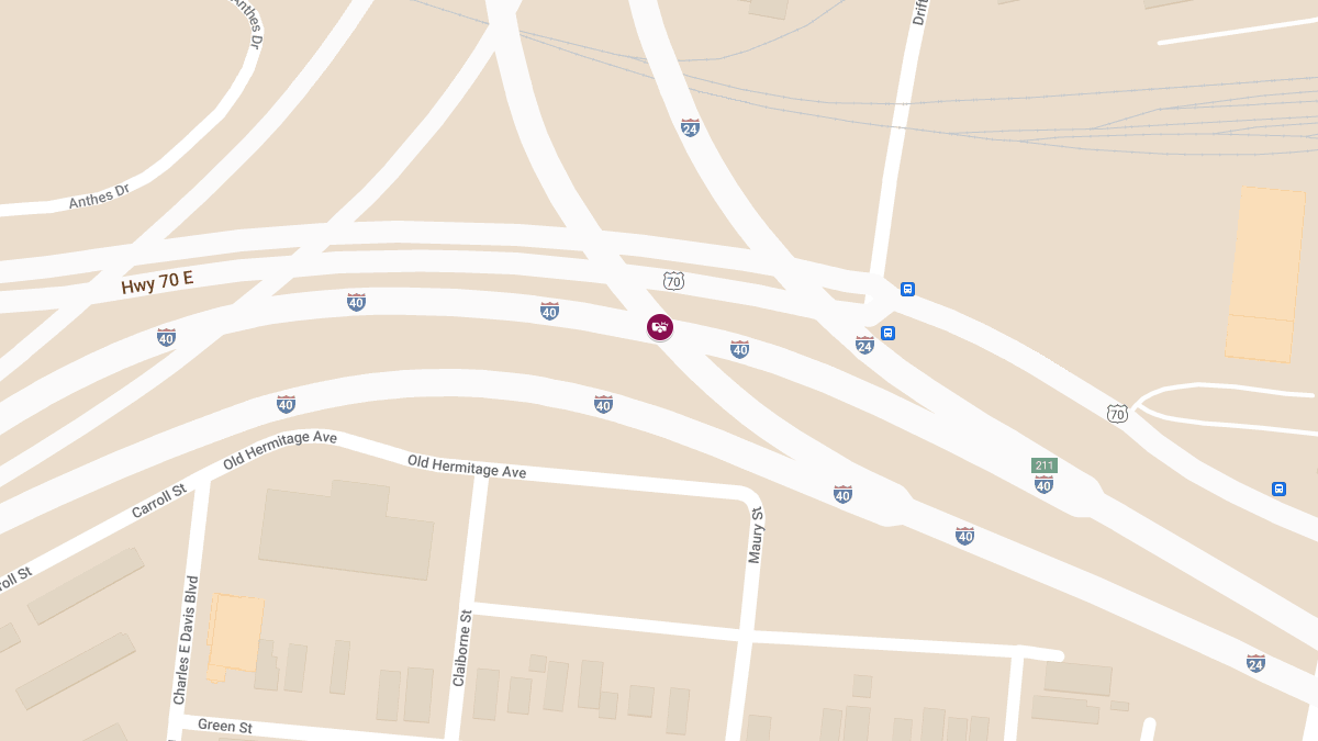 Collision at I-24 Junction & I-40 W Results in Injuries