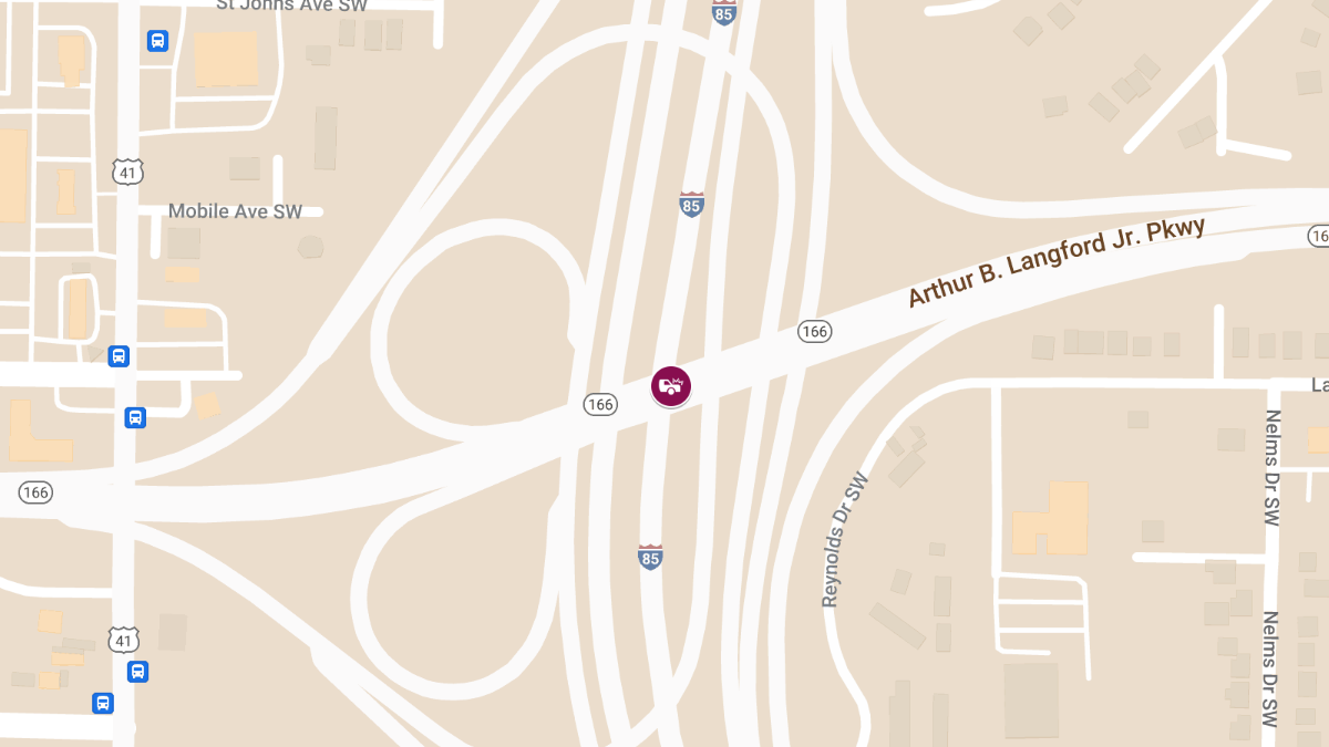 Collision at I-75 S & Arthur Langford Pkwy W Causes Injuries