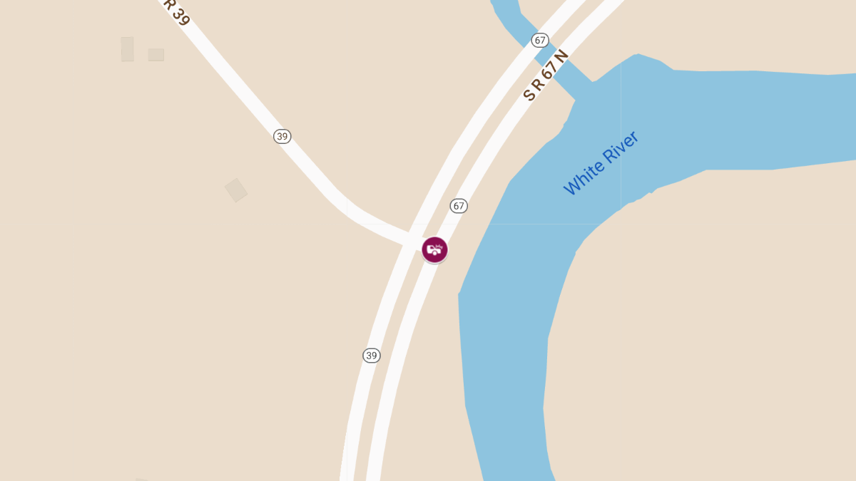 Collision at N SR-67 and SR-39 