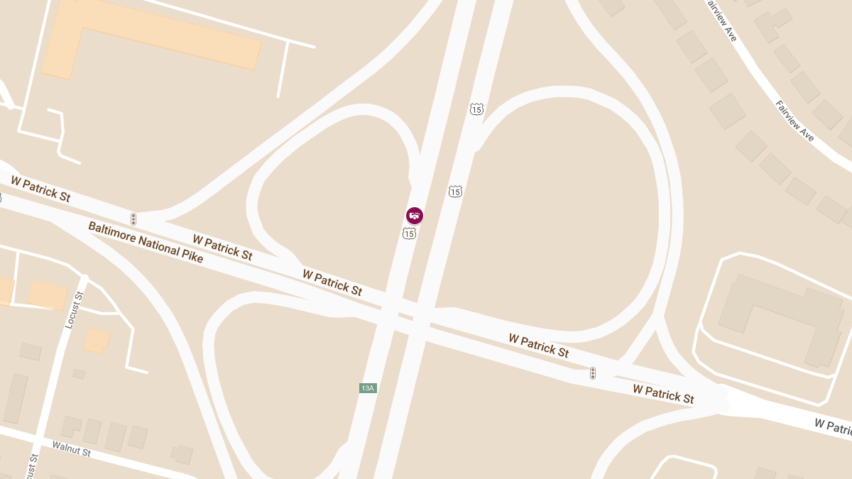 Collision at Rte 15 near Potomac River Bridge