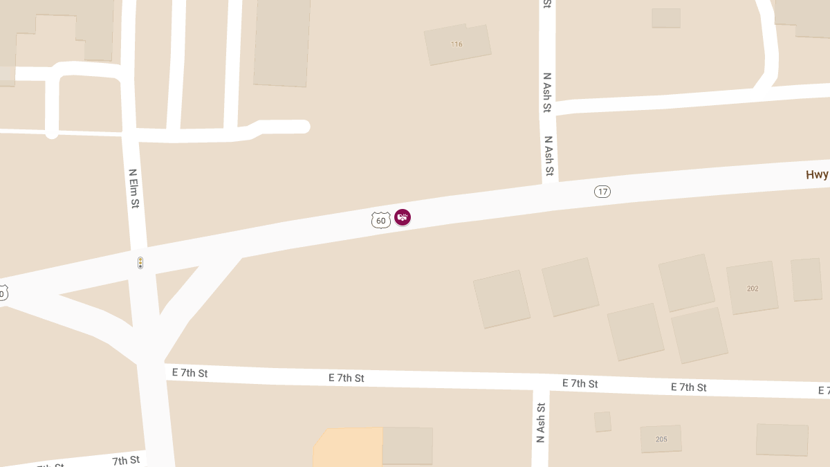 Collision at US 60 3 Miles West of Ellsinore