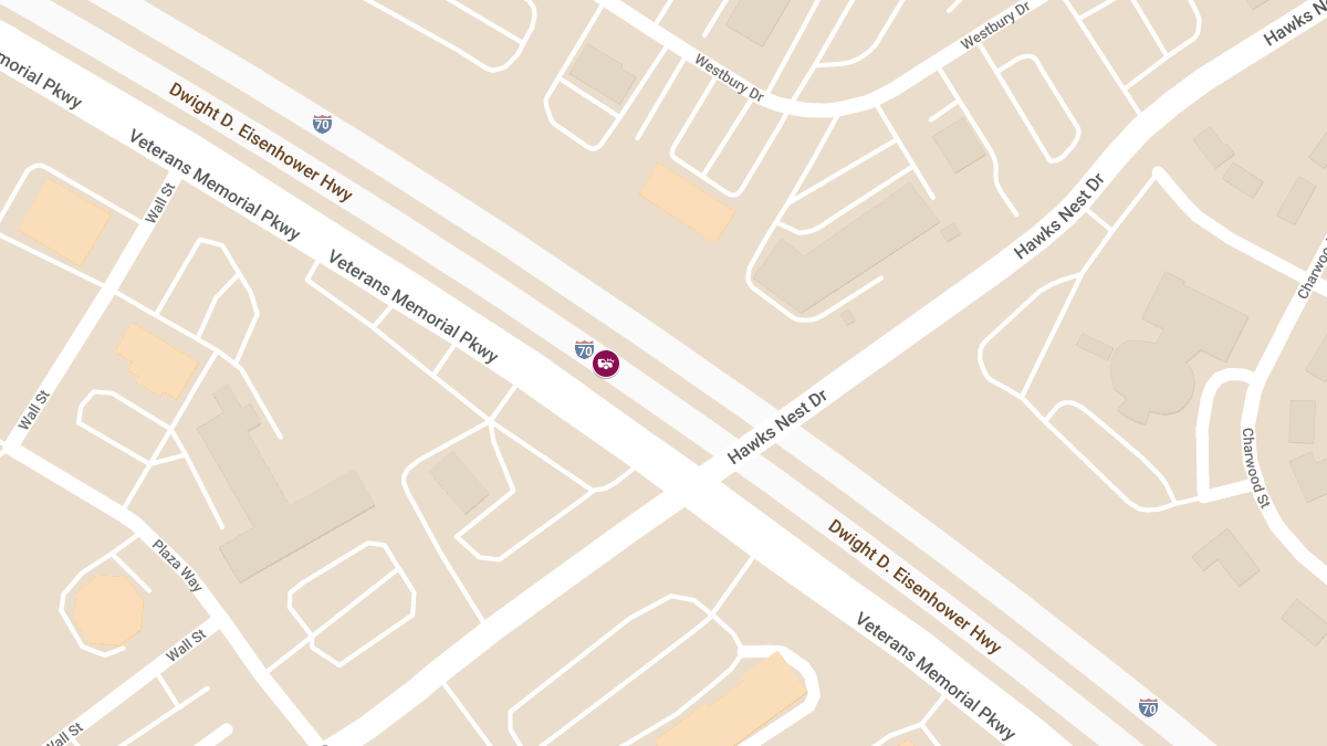 Collision on Westbound Interstate 70