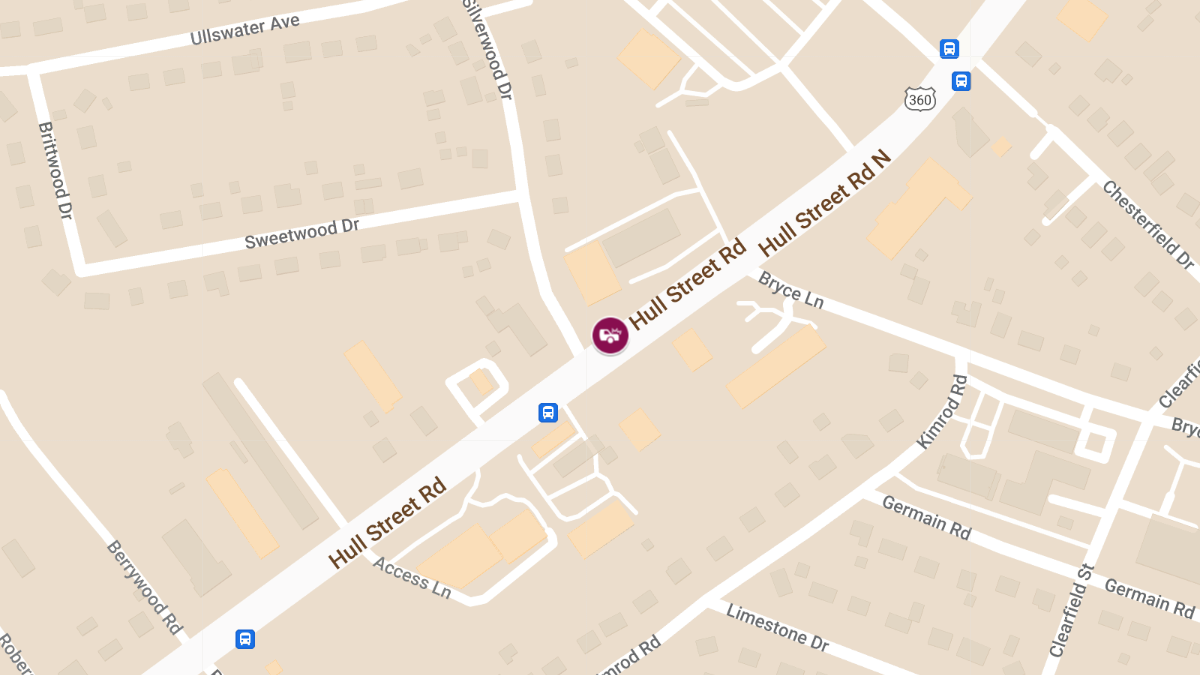 Collision with Ejection and Entrapment at 5696 Hull Street Rd