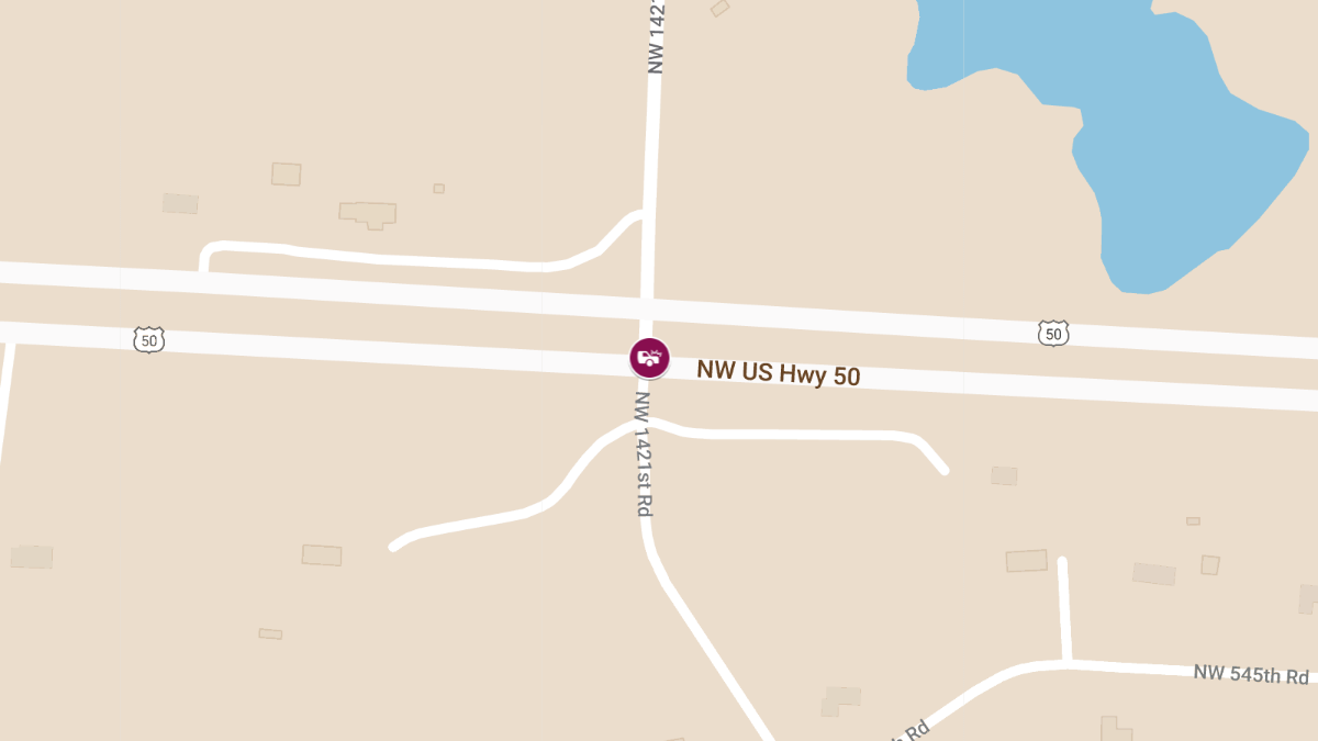 Collision with Injuries Reported at US 50 and NW 1421 Rd