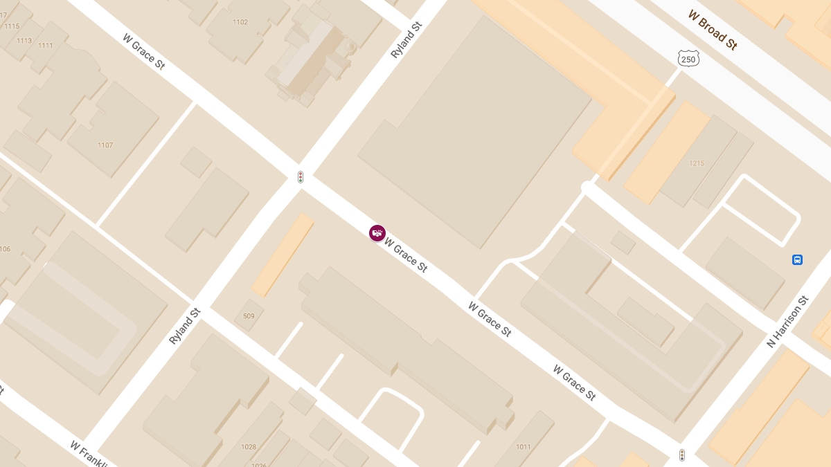 Collision with Injuries at 1100 Block of W Grace St