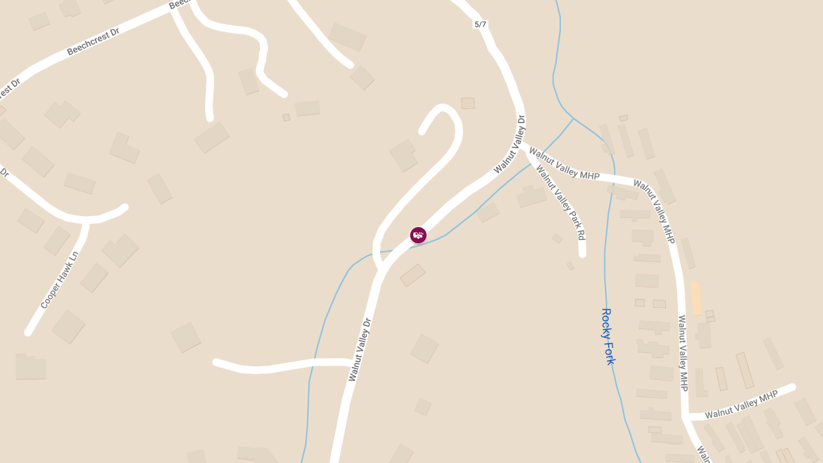 Collision with Injuries at 5228 Walnut Valley Dr