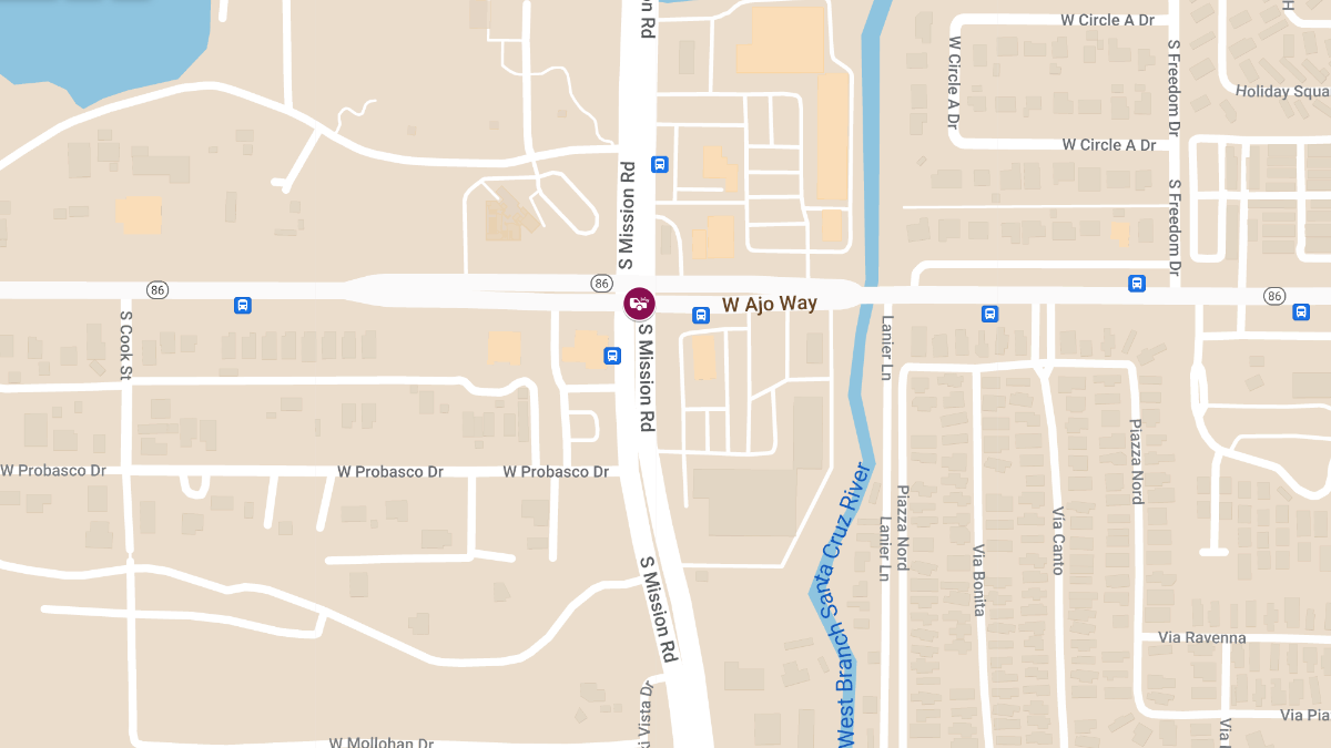 Collision with Injuries at Ajo Way & Mission Rd