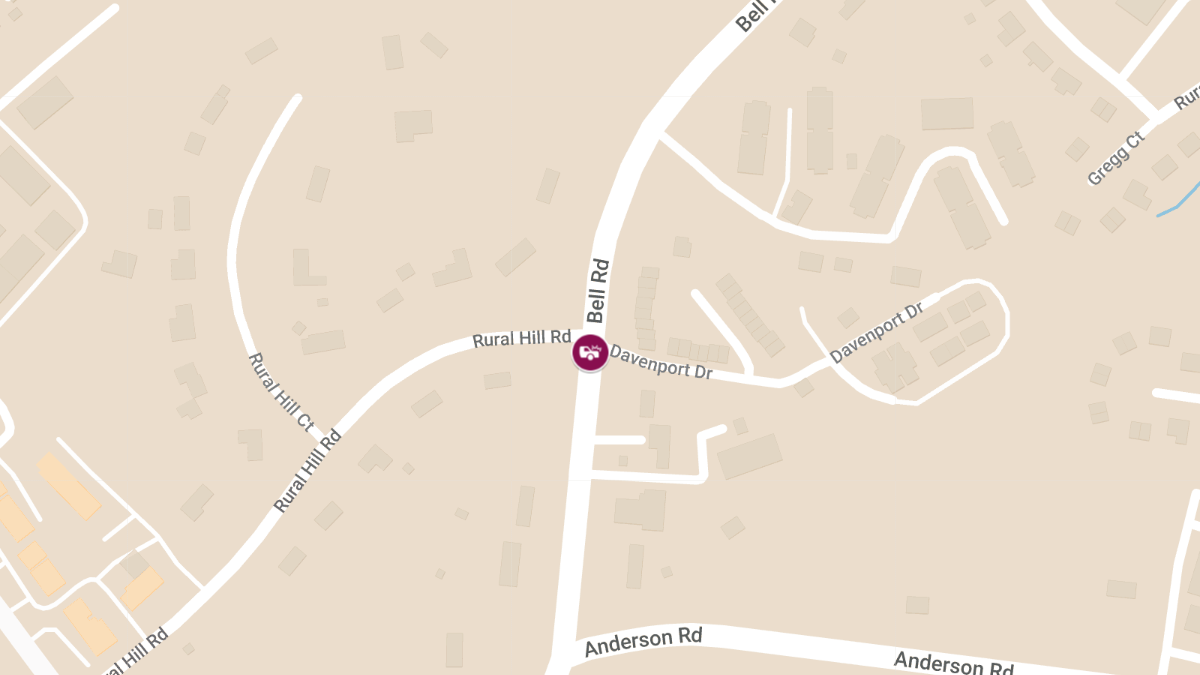 Collision with Injuries at Bell Rd and Rural Hill Rd