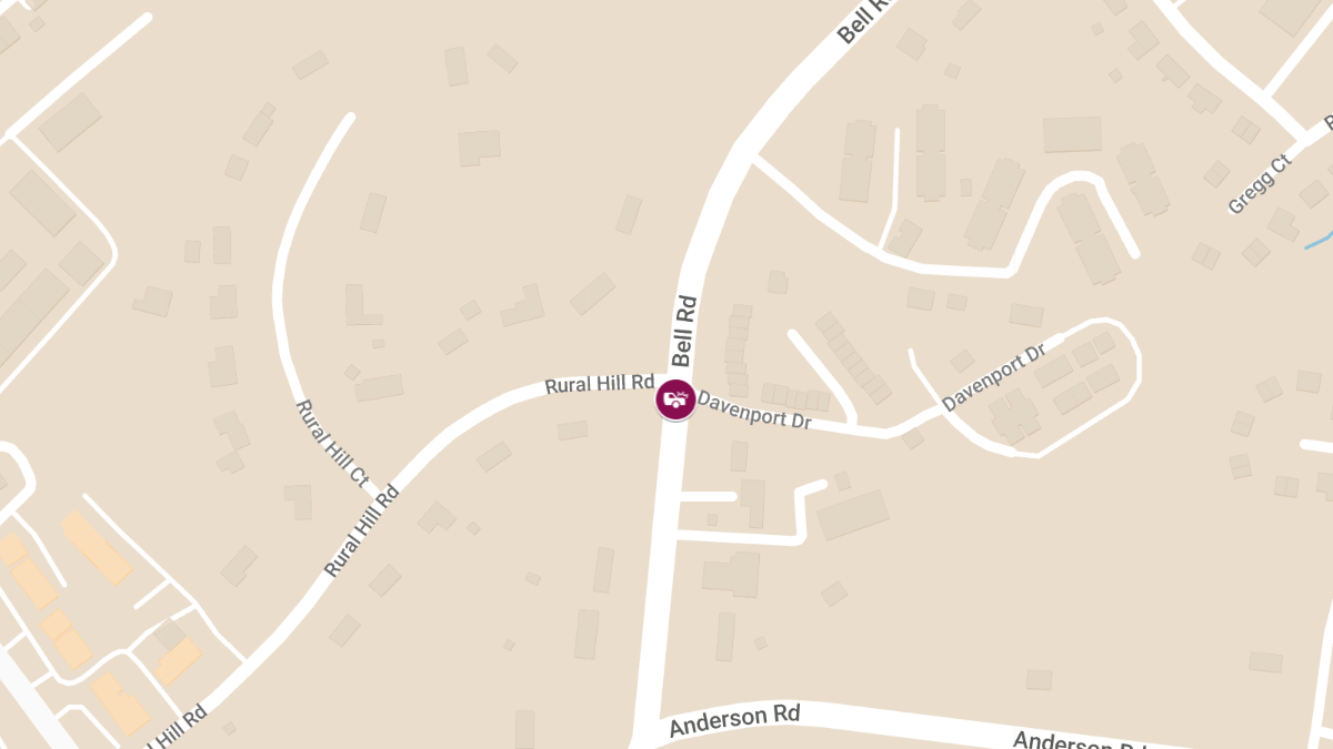 Collision with Injuries at Bell Rd and Rural Hill Rd