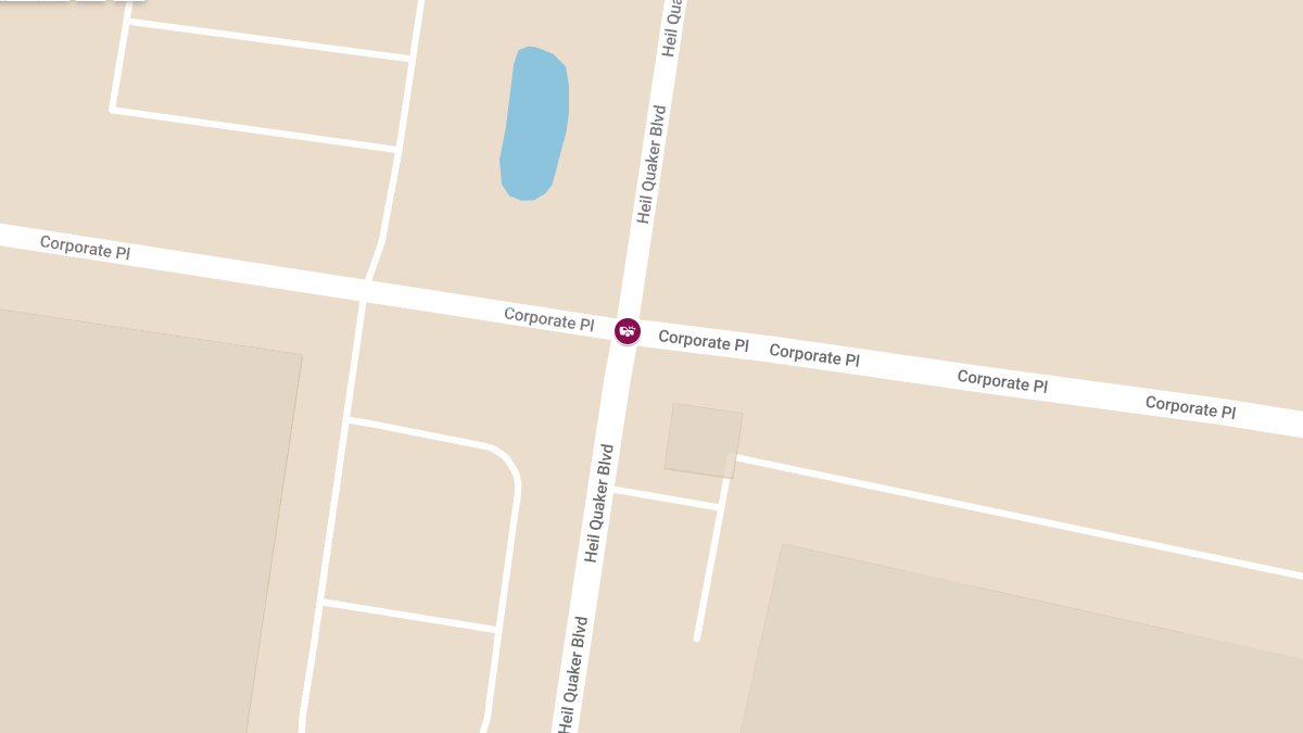 Collision with Injuries at Corporate Pl & Heil Quaker Blvd
