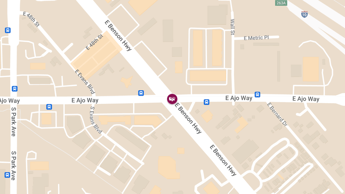 Collision with Injuries at E Benson Hwy & E Ajo Way