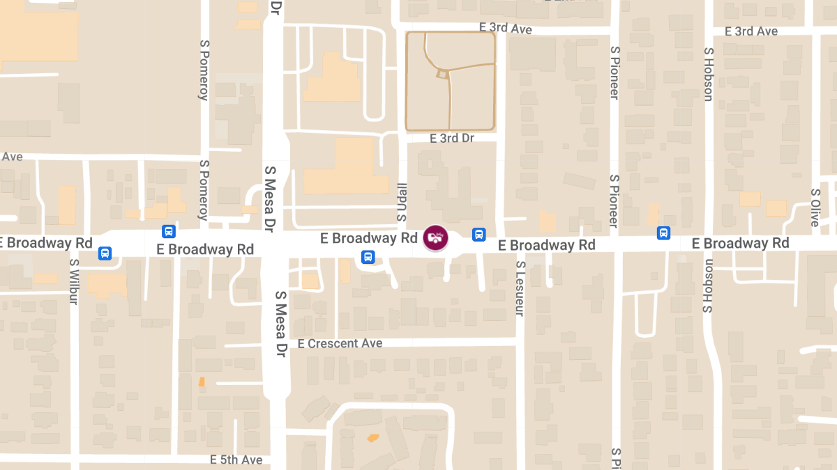 Collision with Injuries at E Broadway Rd & S Udall