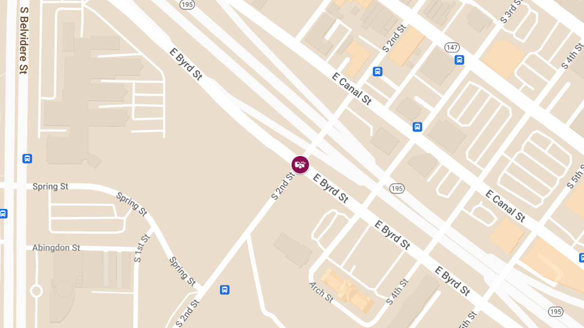 Collision with Injuries at E Byrd St & S 2nd St