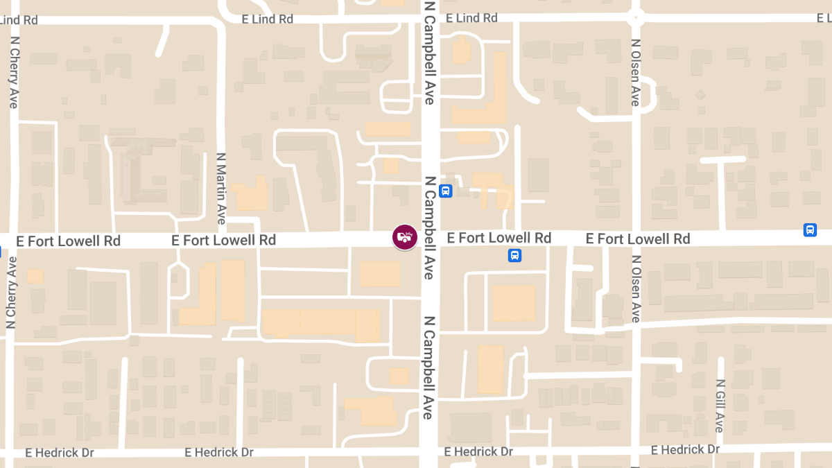 Collision with Injuries at E Fort Lowell Rd & N Campbell Ave