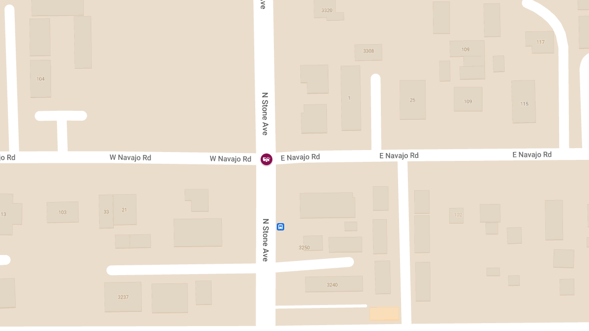 Collision with Injuries at E Navajo Rd and N Stone Ave