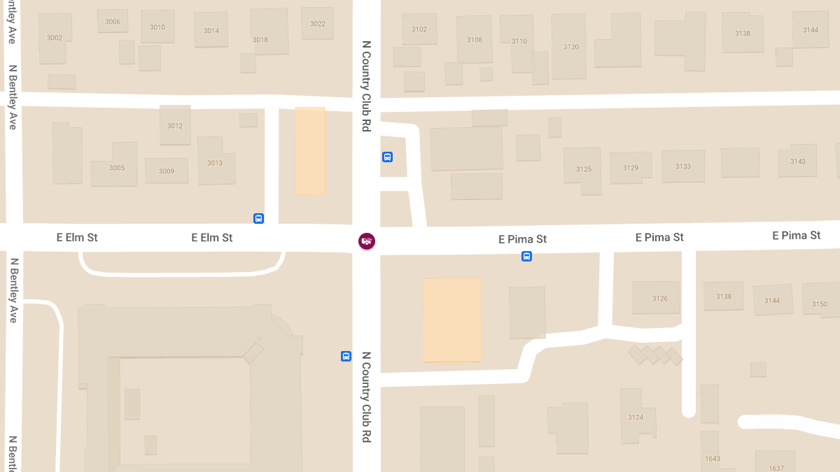 Collision with Injuries at E Pima St & N Country Club Rd