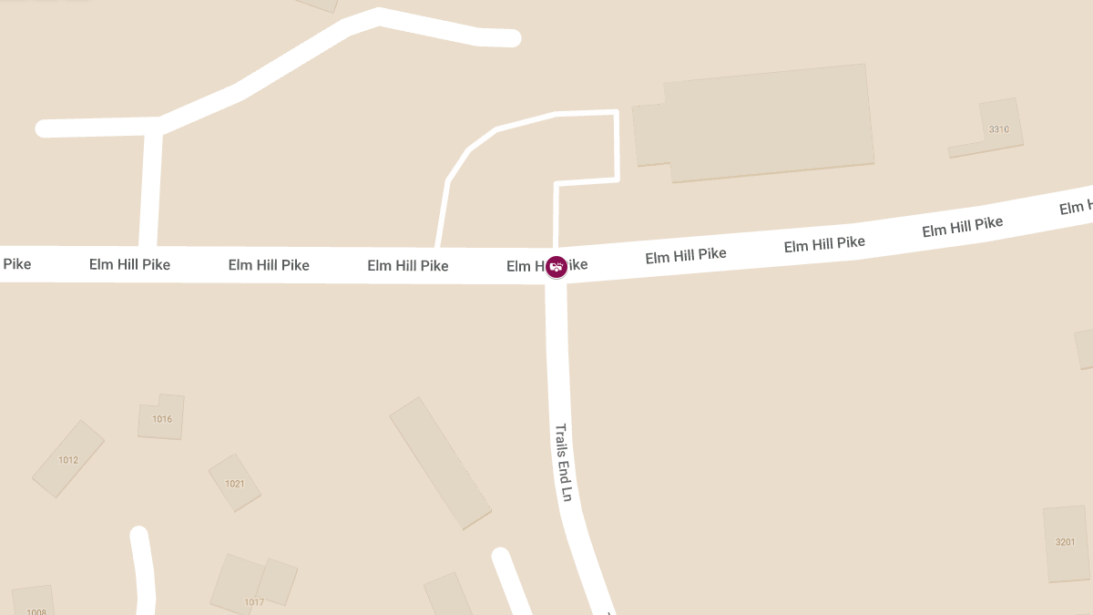 Collision with Injuries at Elm Hill Pike & Trails End Ln