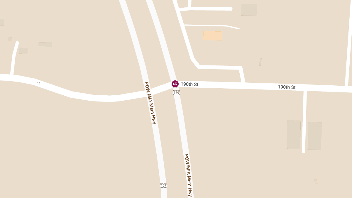 Collision with Injuries at Hwy 169 & 190th St