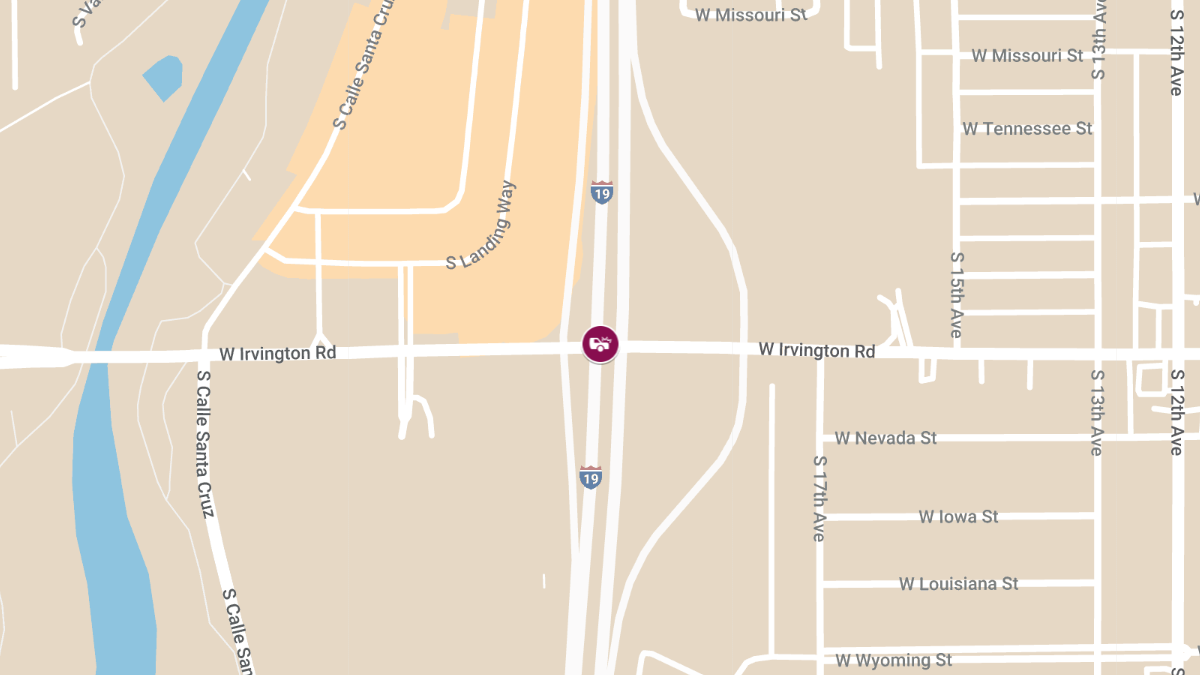 Collision with Injuries at I-19 N & W Irvington Rd