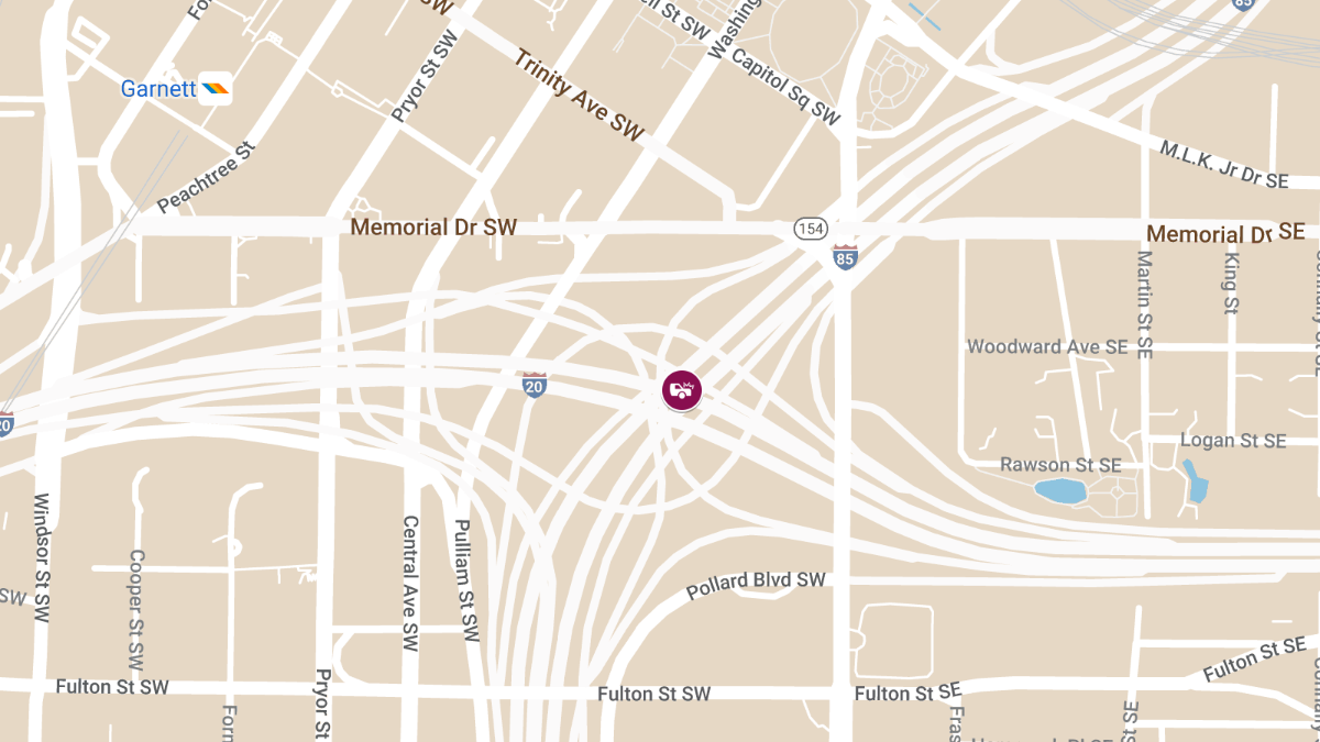 Collision with Injuries at I-85 S & I-20 E in Mechanicsville