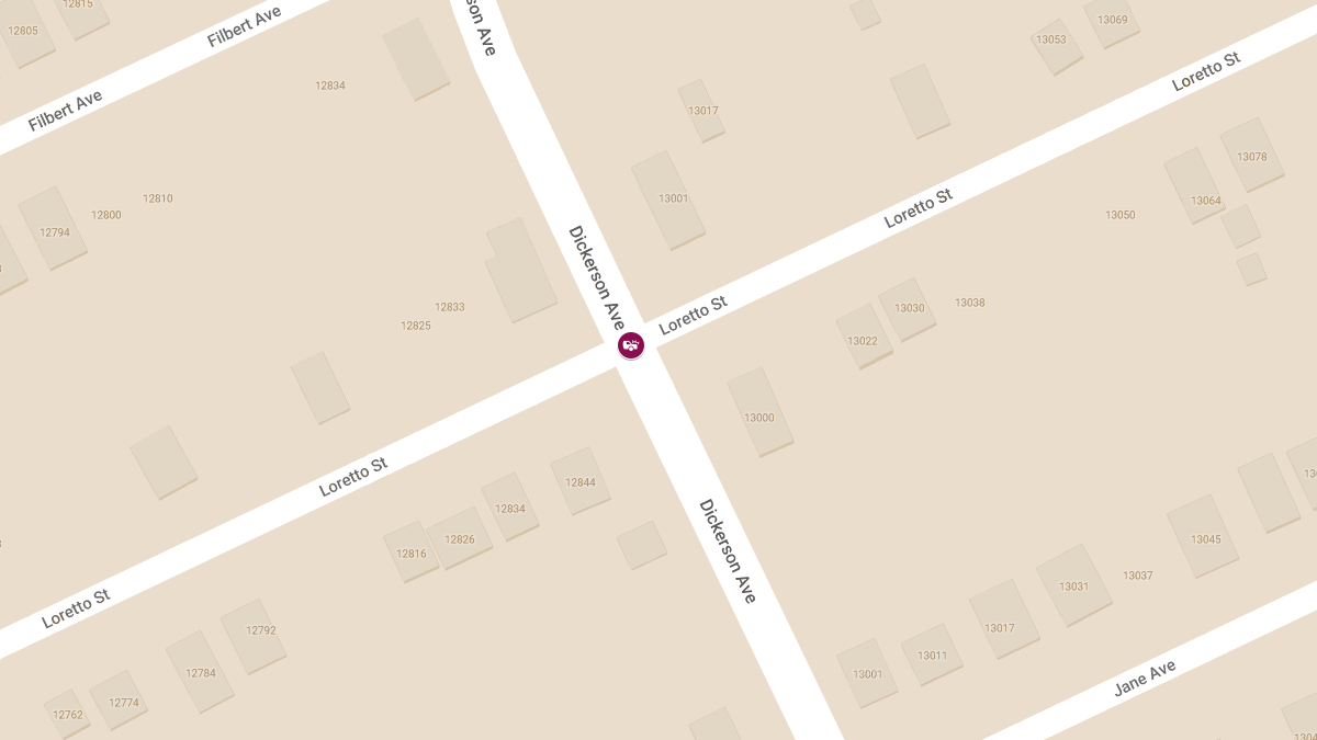 Collision with Injuries at Loretto St & Dickerson Ave