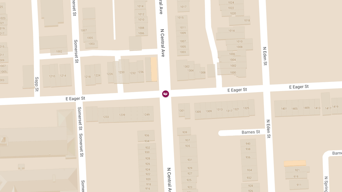 Collision with Injuries at N Central Ave & E Eager St