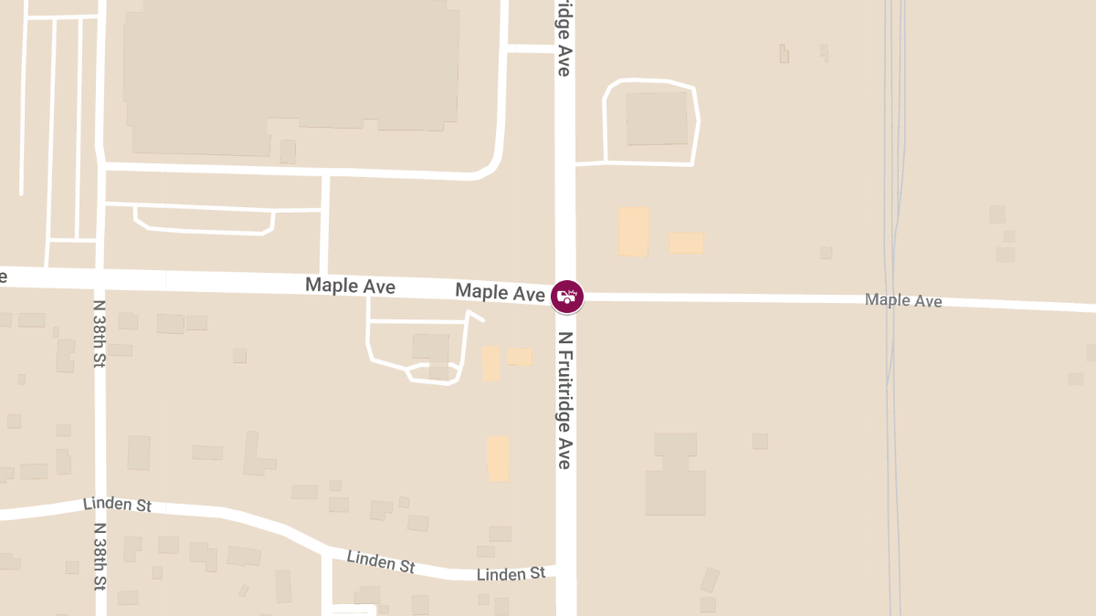 Collision with Injuries at N Fruitridge Ave and Maple Ave
