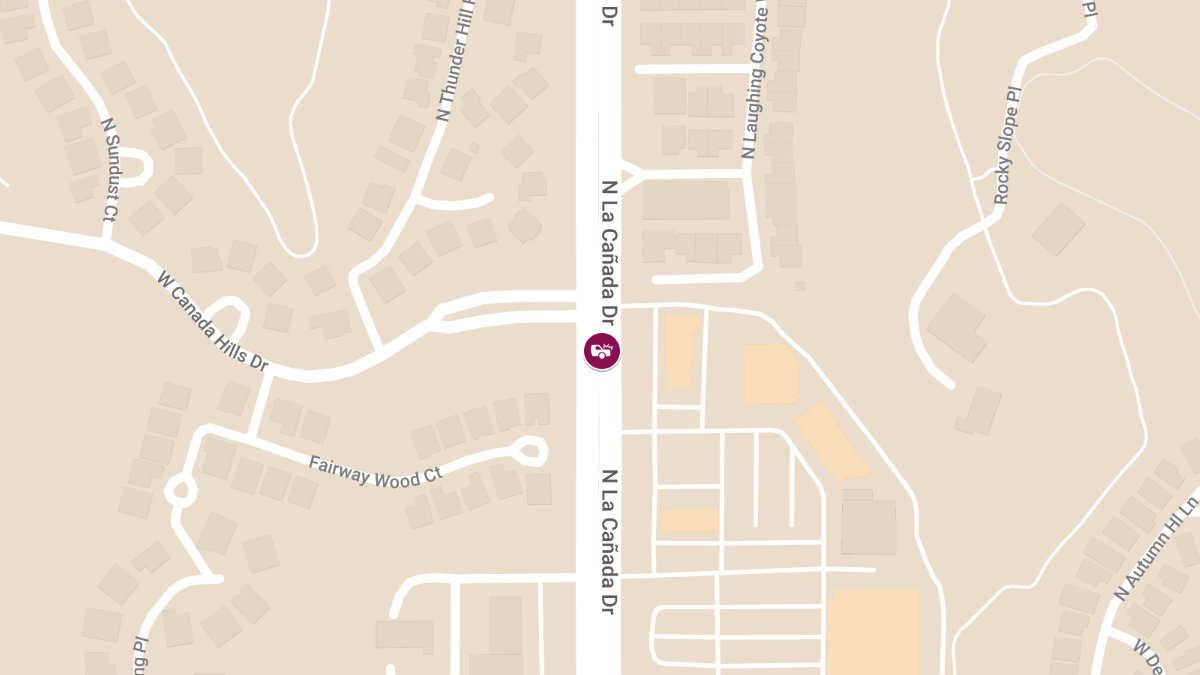 Collision with Injuries at N La Canada Dr & W Canada Hills Dr