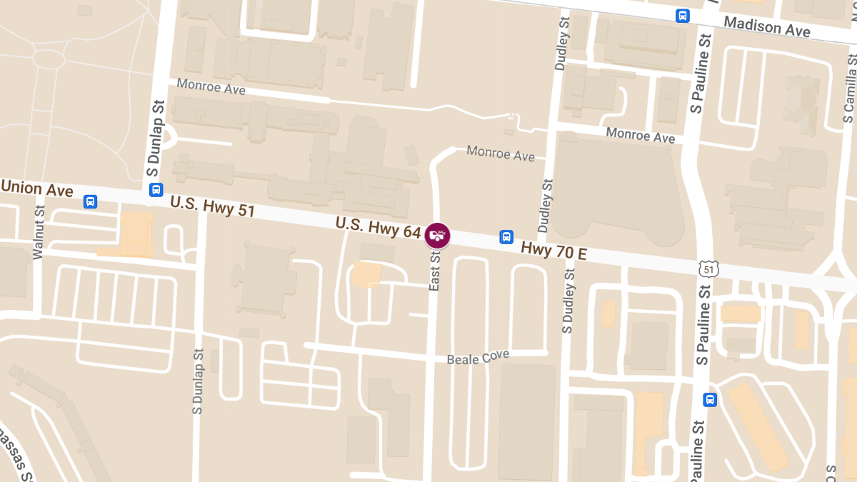 Collision with Injuries on East Parkway NB at Union Ave