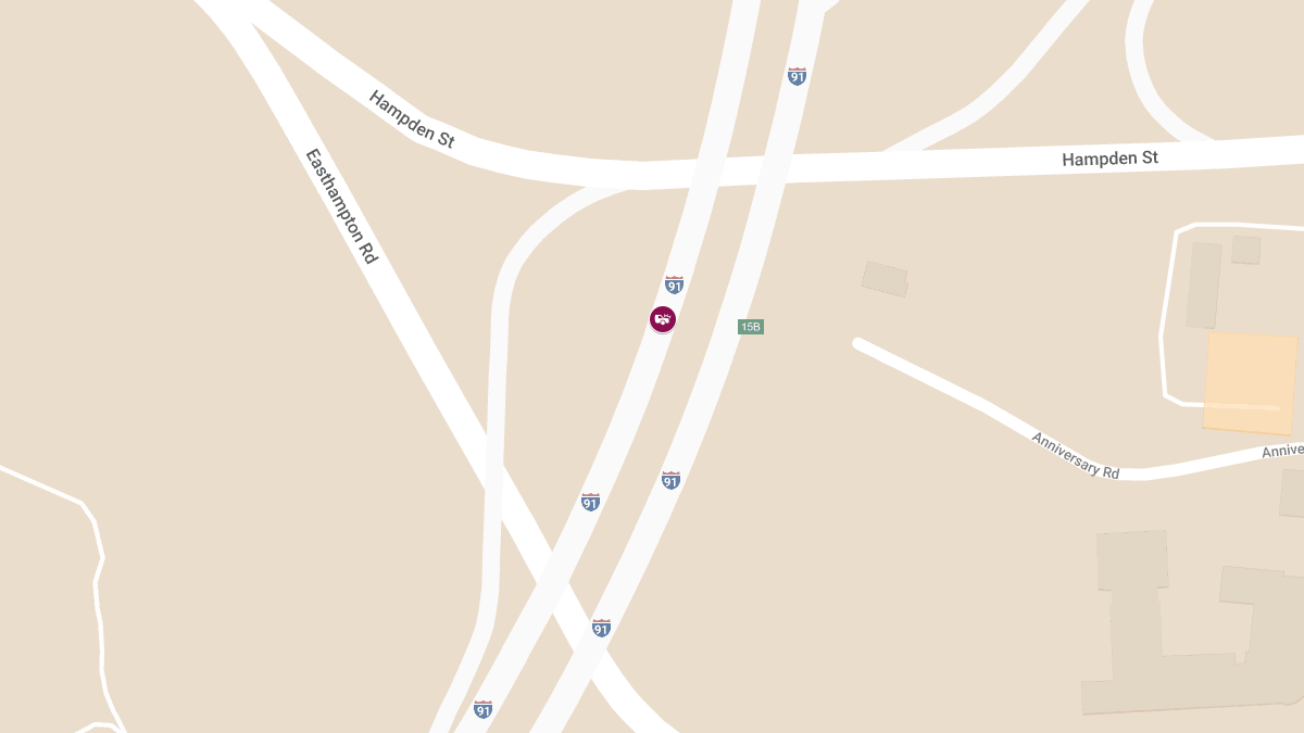 Collision with Injuries on I-91 South