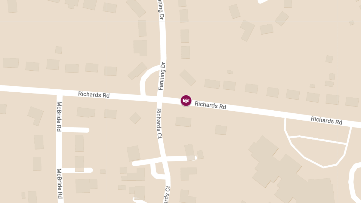 Collision with Injuries on Richards Rd