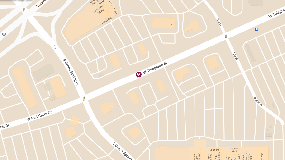 Collision with Injuries on W Telegraph St near Cache Valley Bank