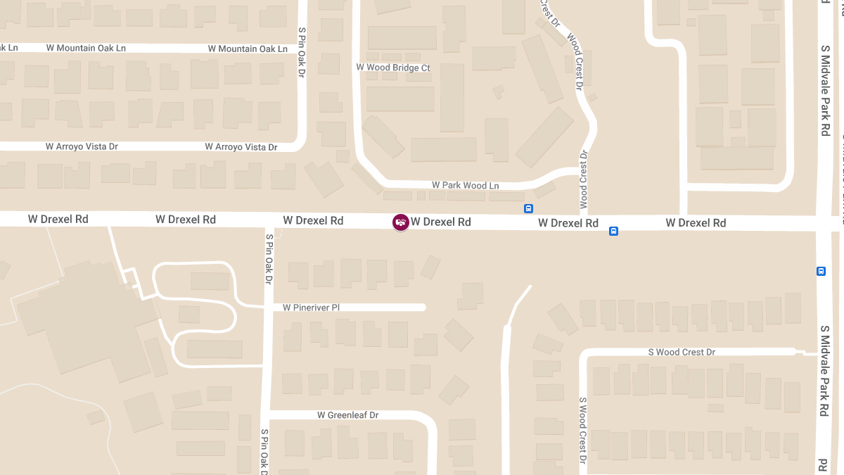 Collision with Injuries on West Drexel Rd