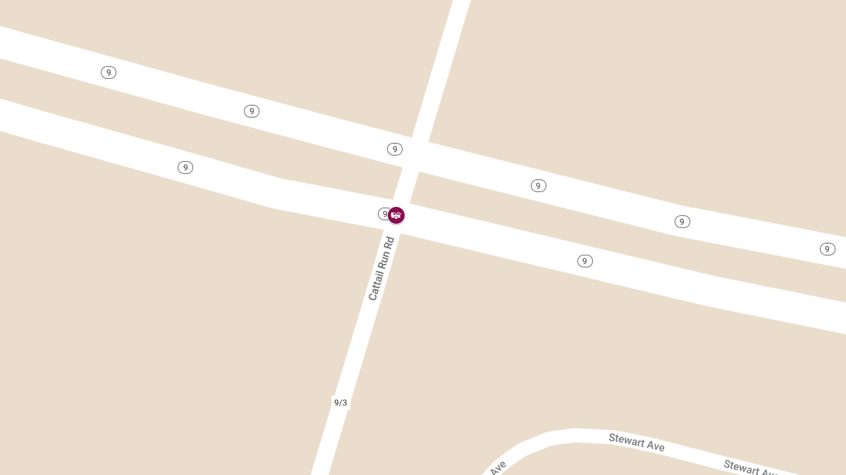 Collision with Injury at Rt 9 & Cattail Run Rd