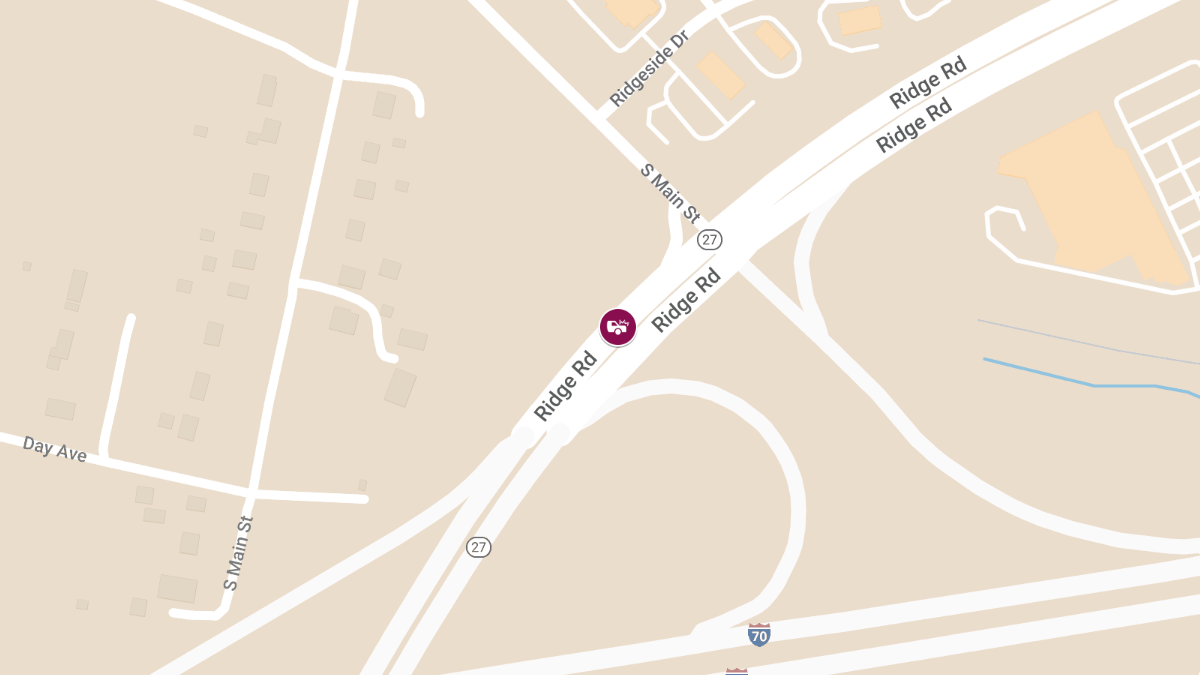 Collision with Rescue on Ridge Rd Near West Watersville Rd