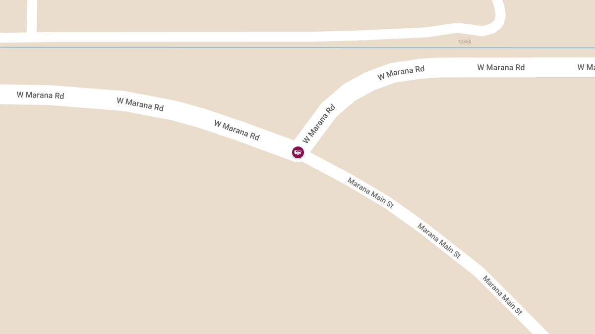 Crash Reported at Marana Rd and Marana Main St