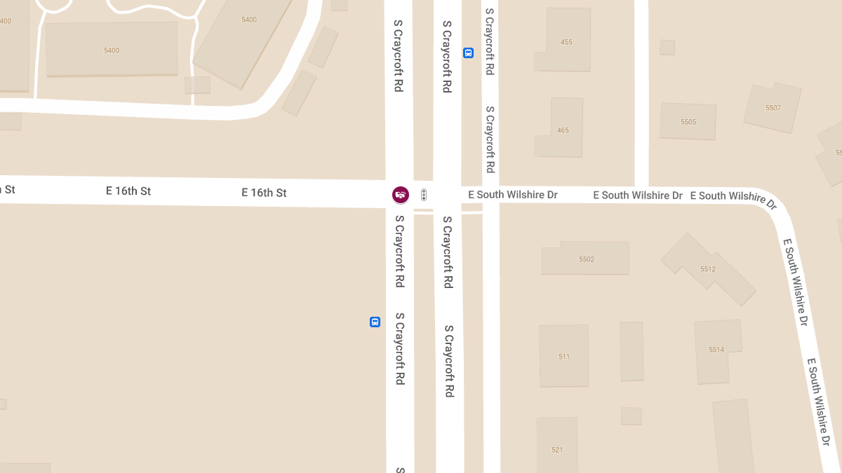 Crash With Injuries at Craycroft Rd and 16th St