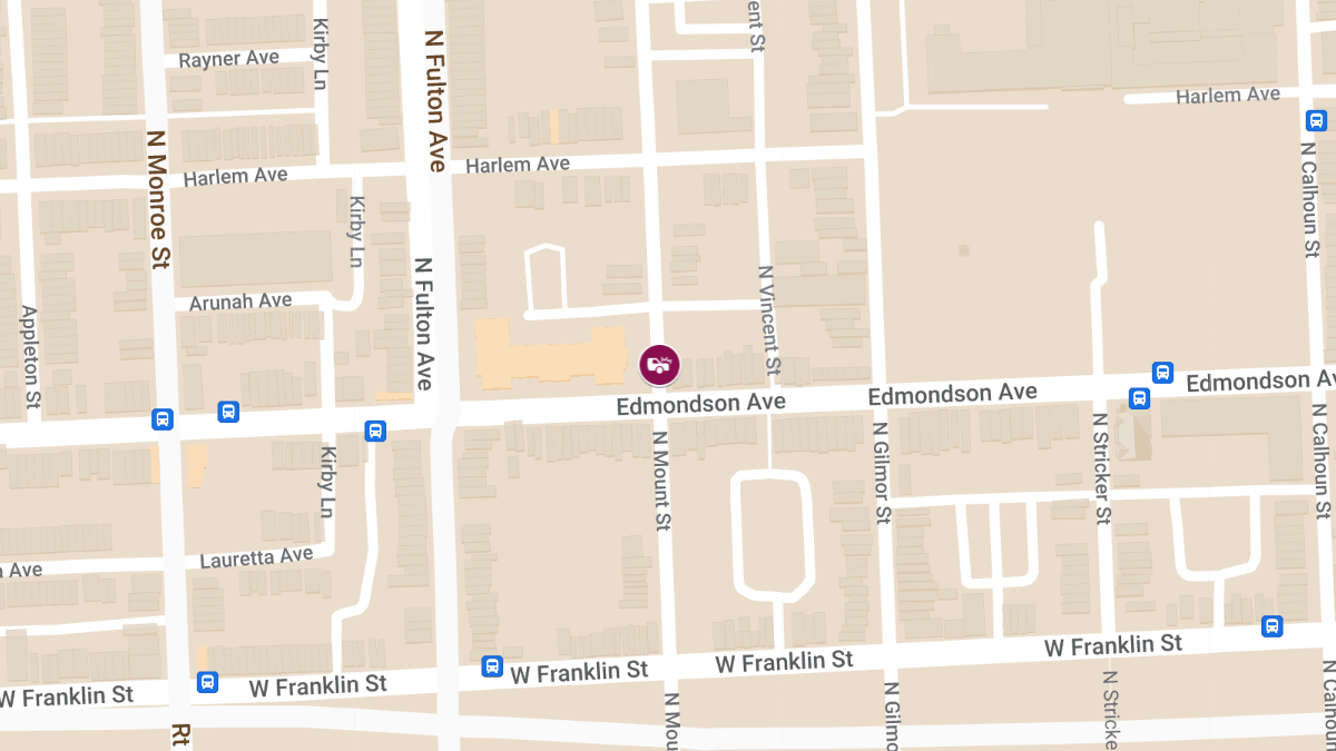 Crash With Injuries at Edmondson Ave & N Mount St