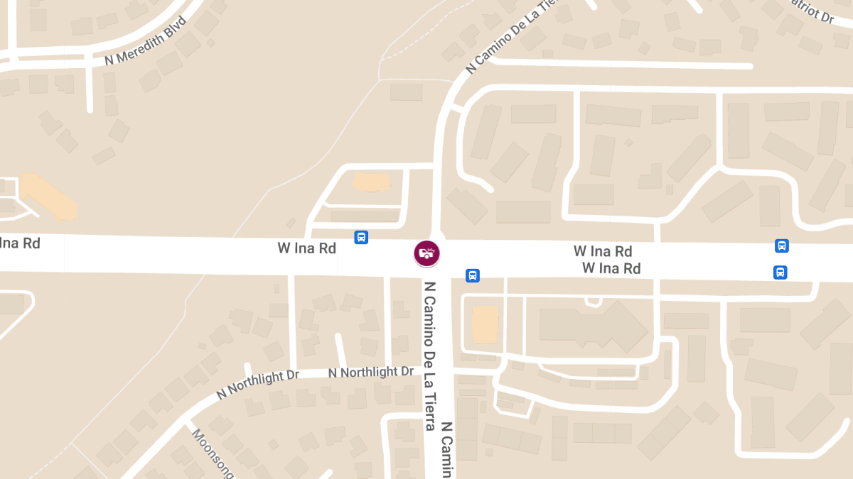 Crash With Injuries at Ina Rd & Camino De La Tierra