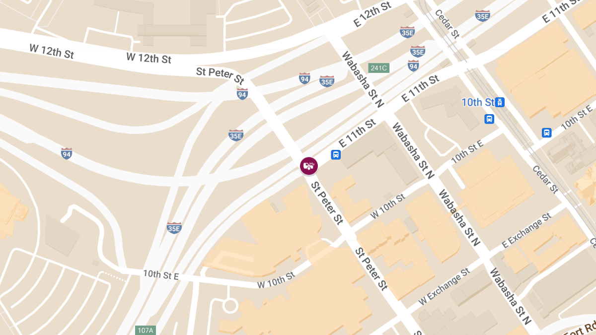 Crash at 11th St E & Saint Peter St Causes Injuries