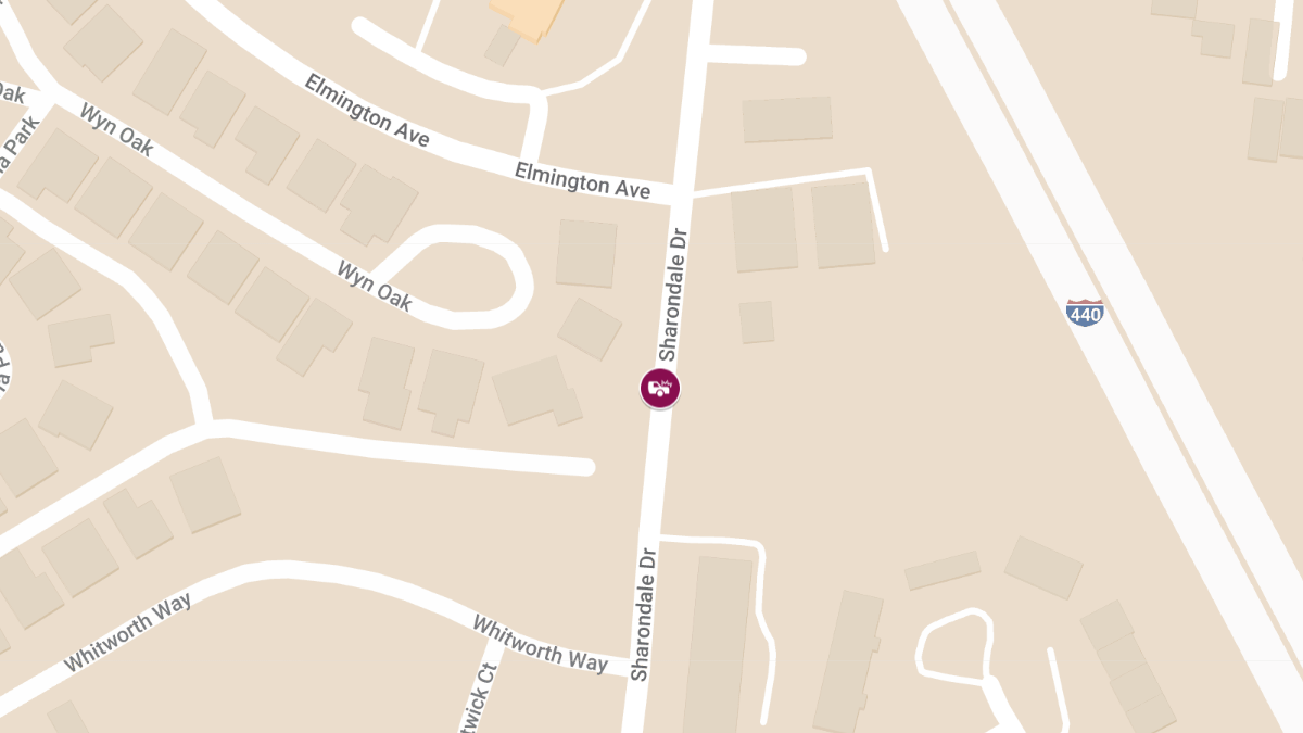 Crash at 2530 Sharondale Dr near Sharondale Apartments Causes Injuries
