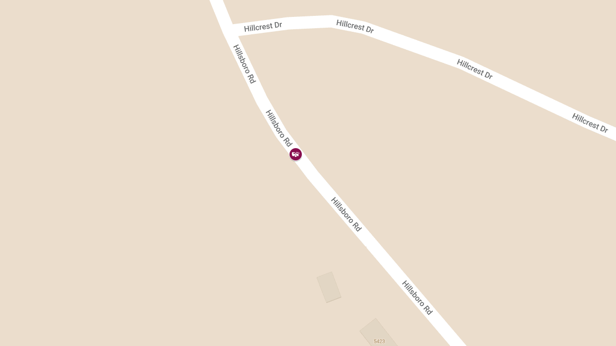 Crash at 5159 Hillsboro Rd