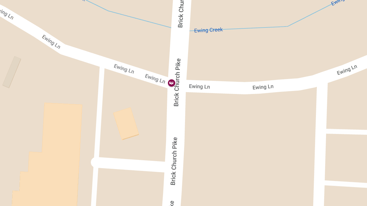Crash at Brick Church Pike and Ewing Ln Causes Injuries