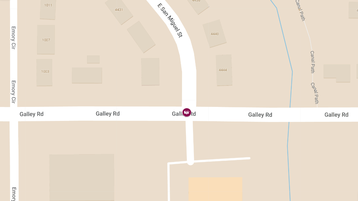 Crash at Galley Rd and E San Miguel St Leaves One Hospitalized