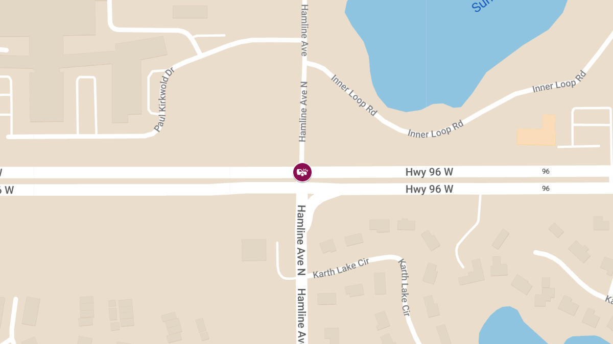Crash at Highway 96 W and Hamline Ave N Results in Injuries
