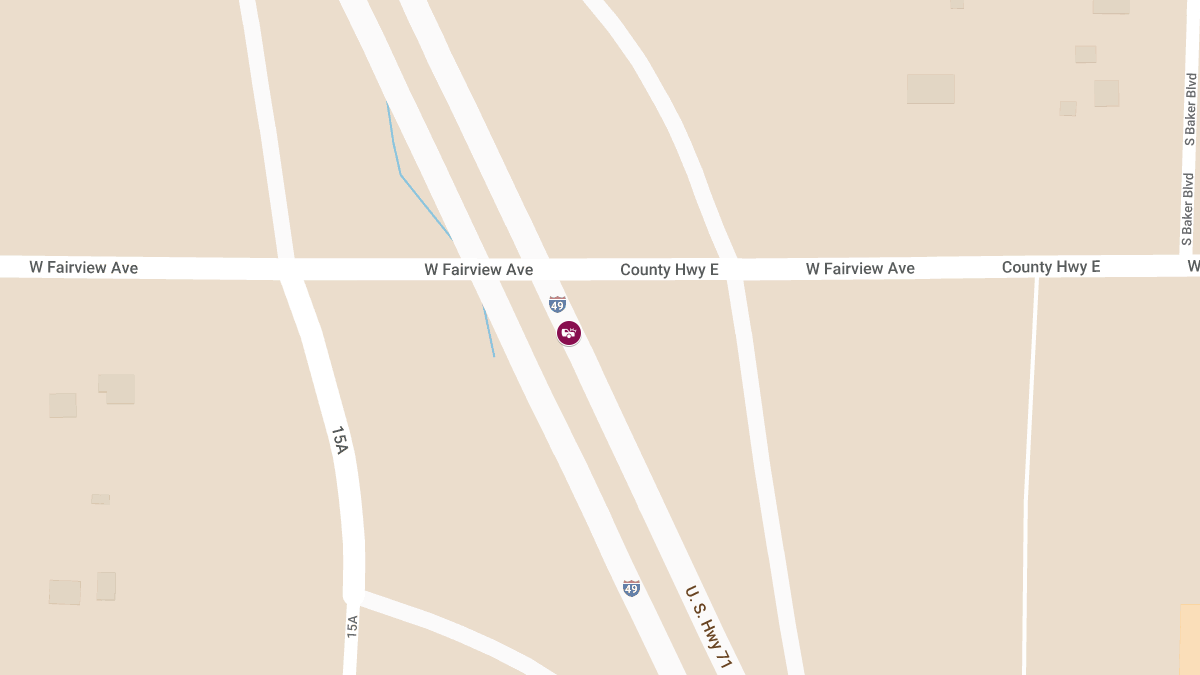 Crash at I-49 14 Mile South of Carthage