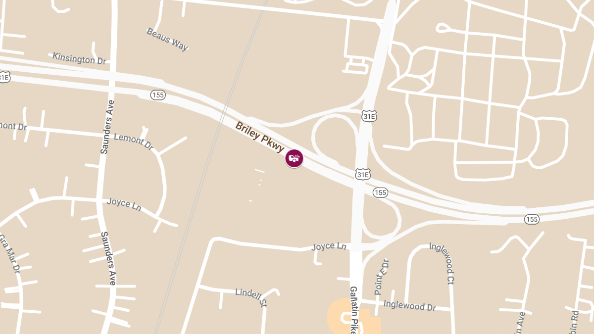 Crash at MM 12.0 Briley Pkwy N Between McGavock Pike & Gallatin Pike Causes Injuries